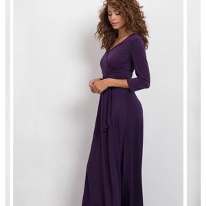 NEW PINK BLUSH PURPLE MAXI DRESS
